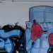 Il murales di un improbabile pugile